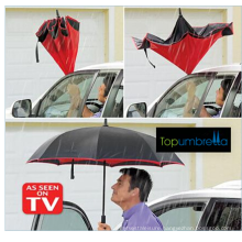 sun and rain uv protection car upside down double layer inverted umbrella